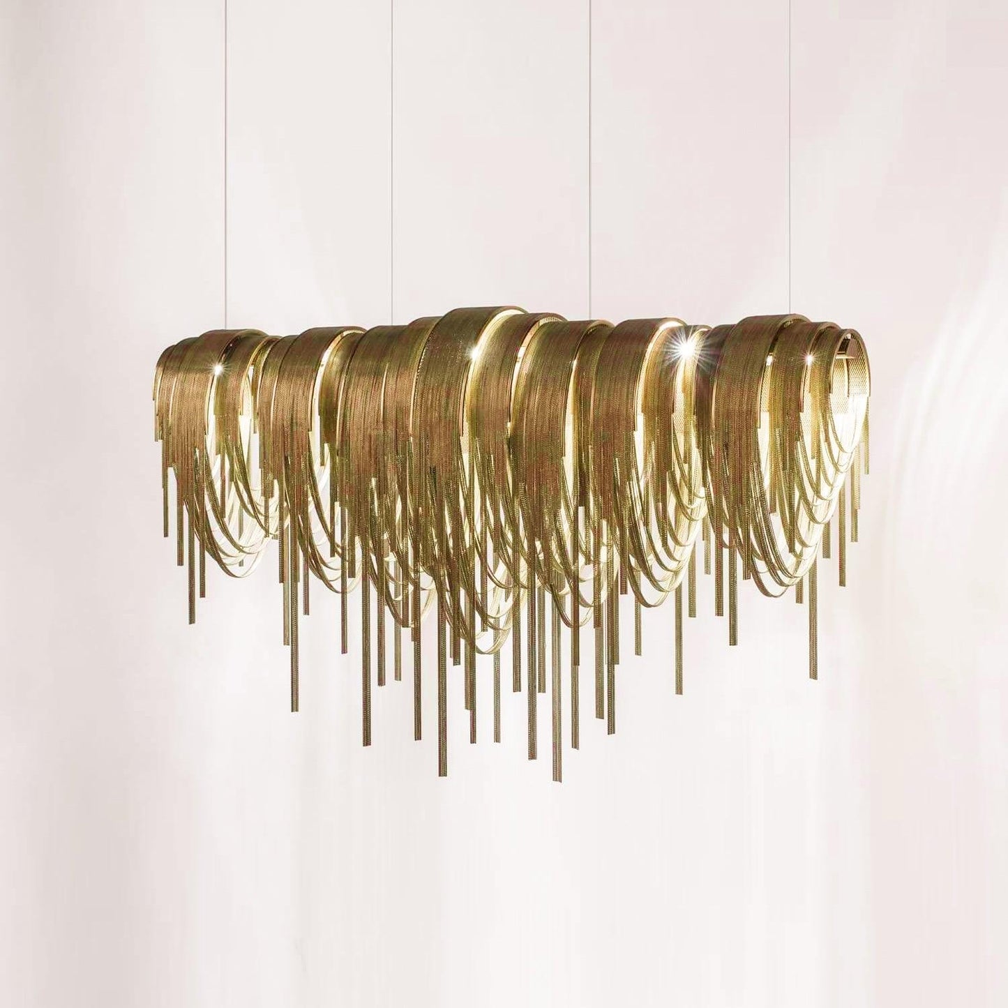 Length Chains Gasolier Chandelier