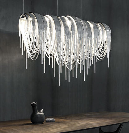 Length Chains Gasolier Chandelier