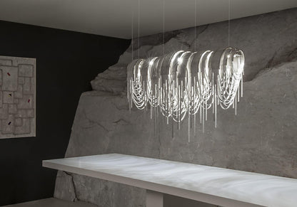 Length Chains Gasolier Chandelier