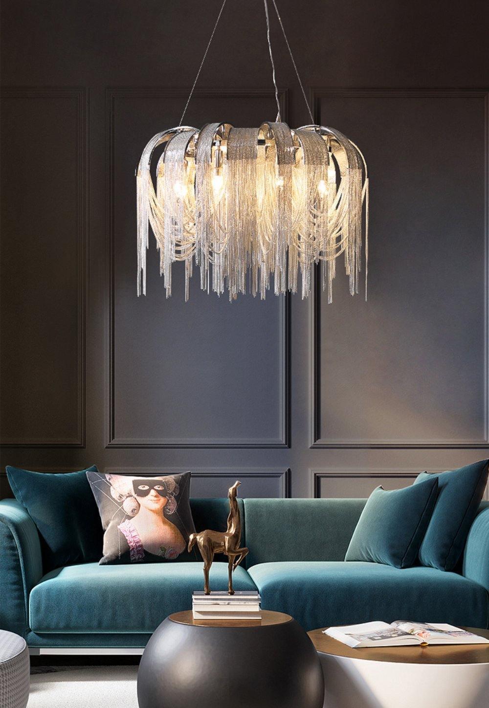 Length Chains Gasolier Chandelier