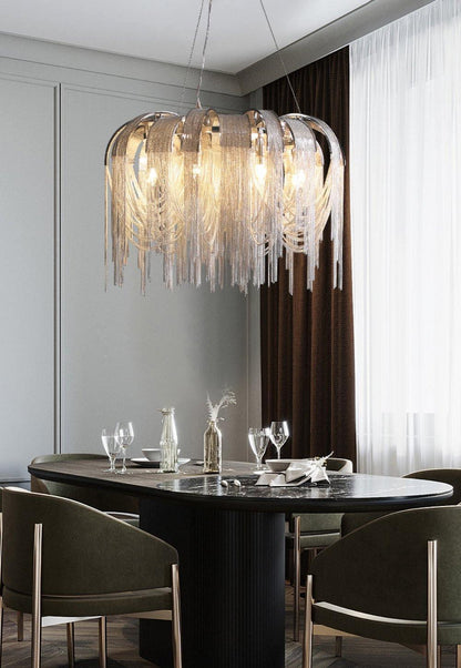 Length Chains Gasolier Chandelier