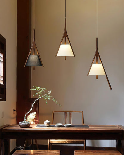 Nanzhi Wood Drop light Pendant Lamp