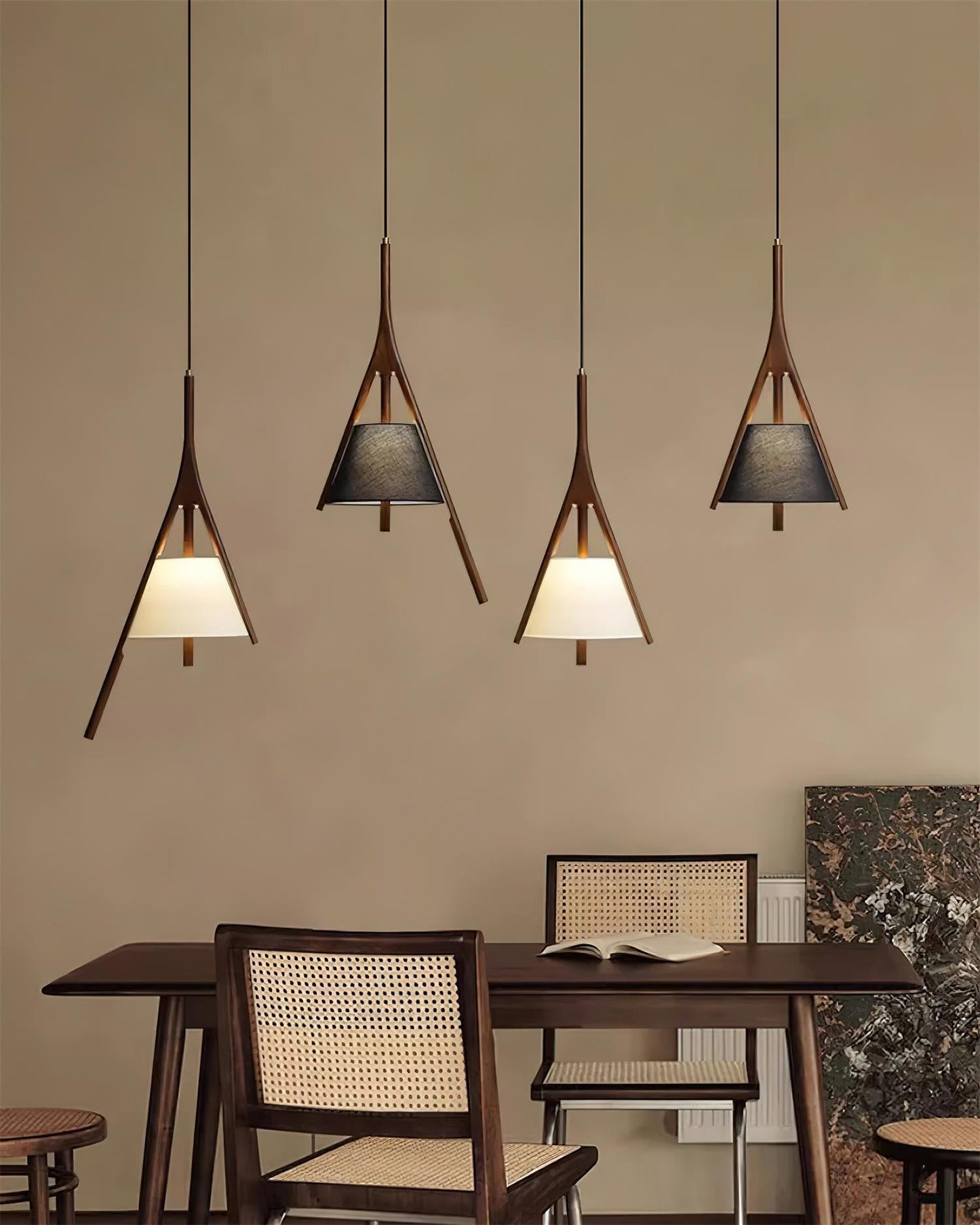 Nanzhi Wood Drop light Pendant Lamp