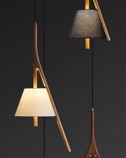 Nanzhi Wood Drop light Pendant Lamp