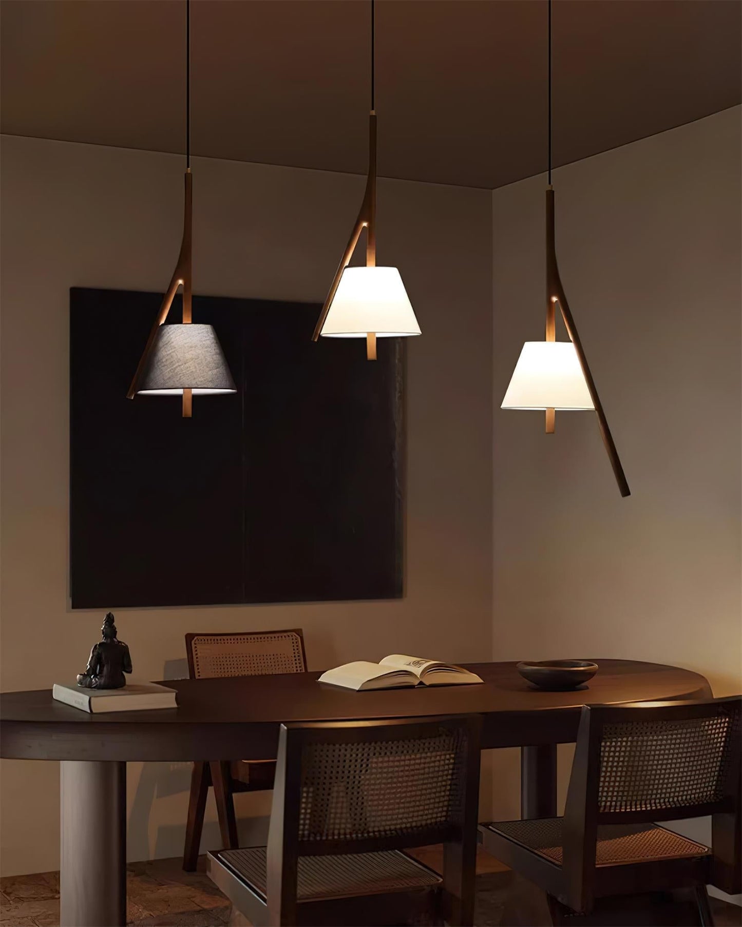 Nanzhi Wood Drop light Pendant Lamp