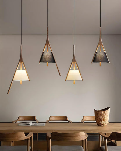 Nanzhi Wood Drop light Pendant Lamp