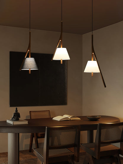 Nanzhi Wood Drop light Pendant Lamp