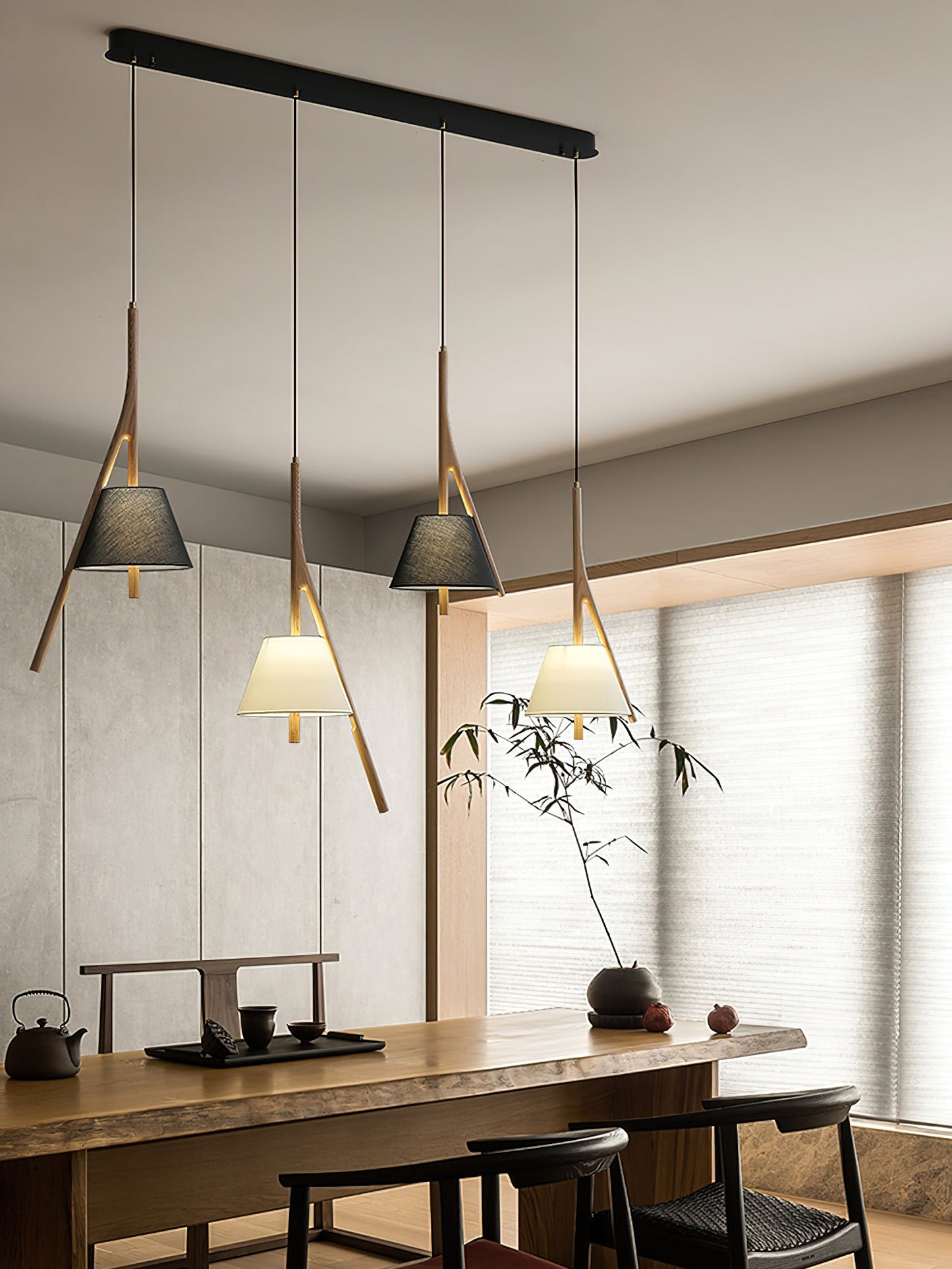 Nanzhi Wood Drop light Pendant Lamp