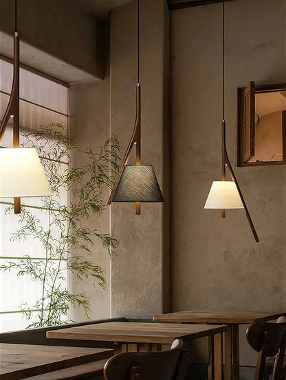 Nanzhi Wood Drop light Pendant Lamp