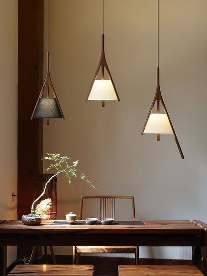 Nanzhi Wood Drop light Pendant Lamp