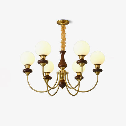 Retro Monique Gasolier Chandelier