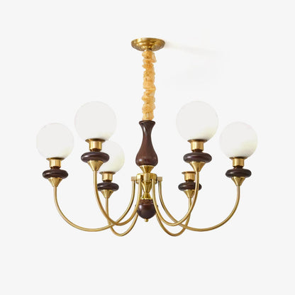 Retro Monique Gasolier Chandelier