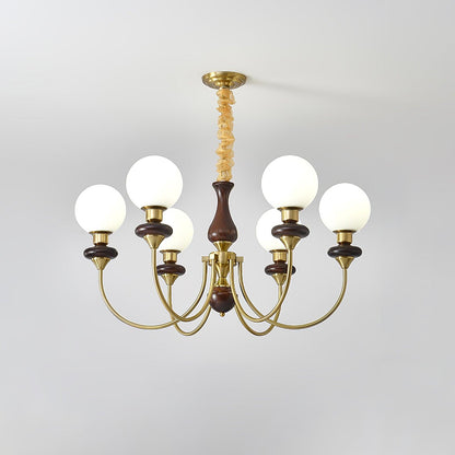 Retro Monique Gasolier Chandelier