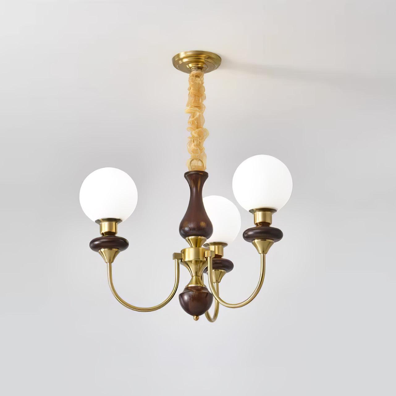 Retro Monique Gasolier Chandelier