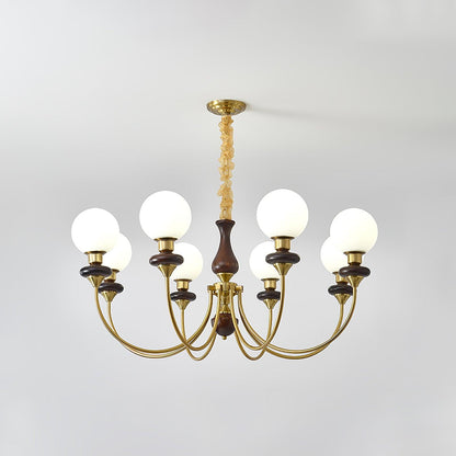 Retro Monique Gasolier Chandelier