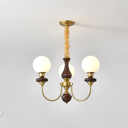 Retro Monique Gasolier Chandelier