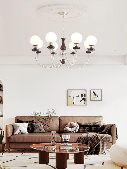 Retro Monique Gasolier Chandelier