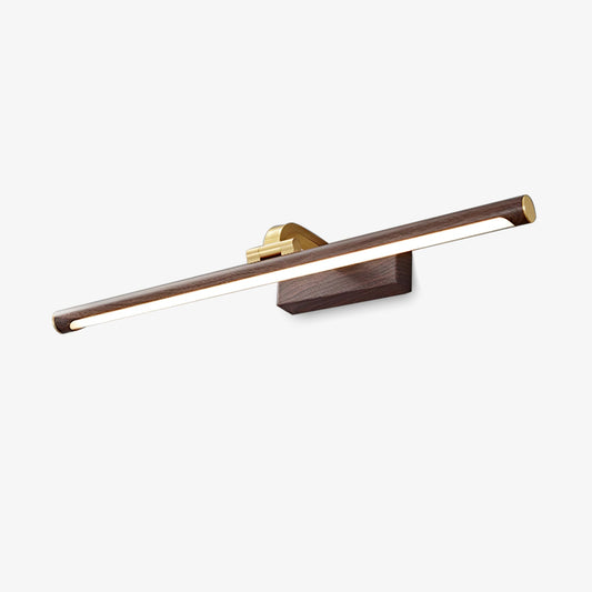 Walnut Color Linear LED Wall light fixture Wall Light