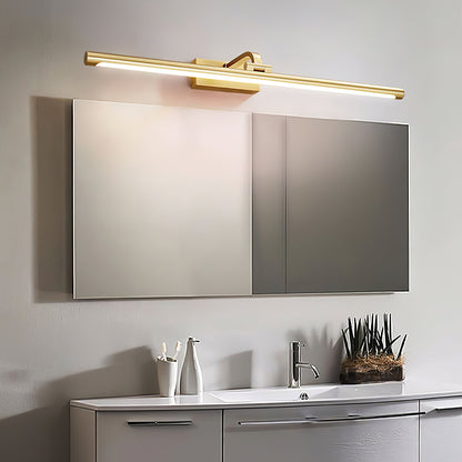 Walnut Color Linear LED Wall light fixture Wall Light