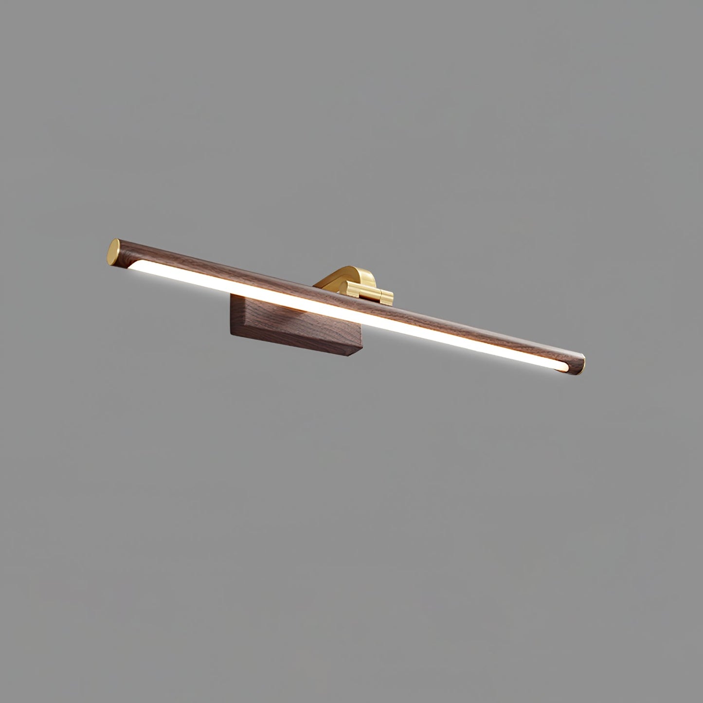 Walnut Color Linear LED Wall light fixture Wall Light