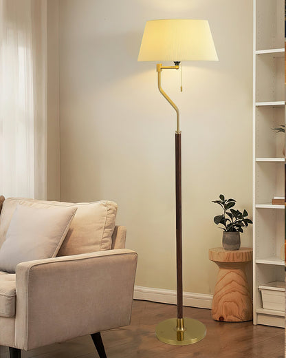 Walnut Whisper Free-standing Lamp Floor Lamp