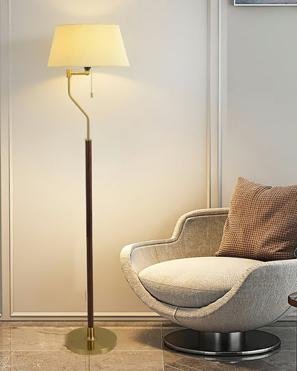 Walnut Whisper Free-standing Lamp Floor Lamp