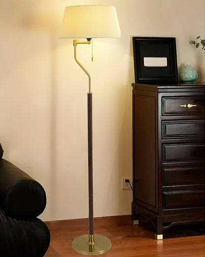 Walnut Whisper Free-standing Lamp Floor Lamp