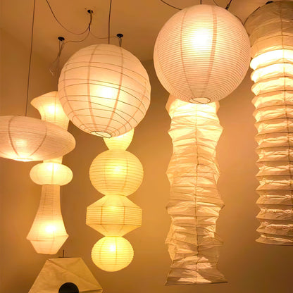 Washi Paper A Hanging light Pendant Lamp