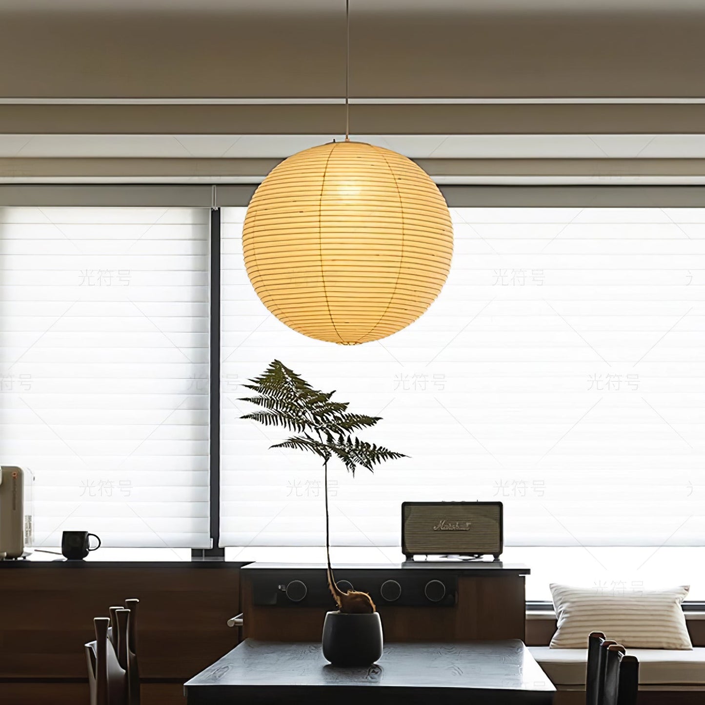 Washi Paper A Hanging light Pendant Lamp