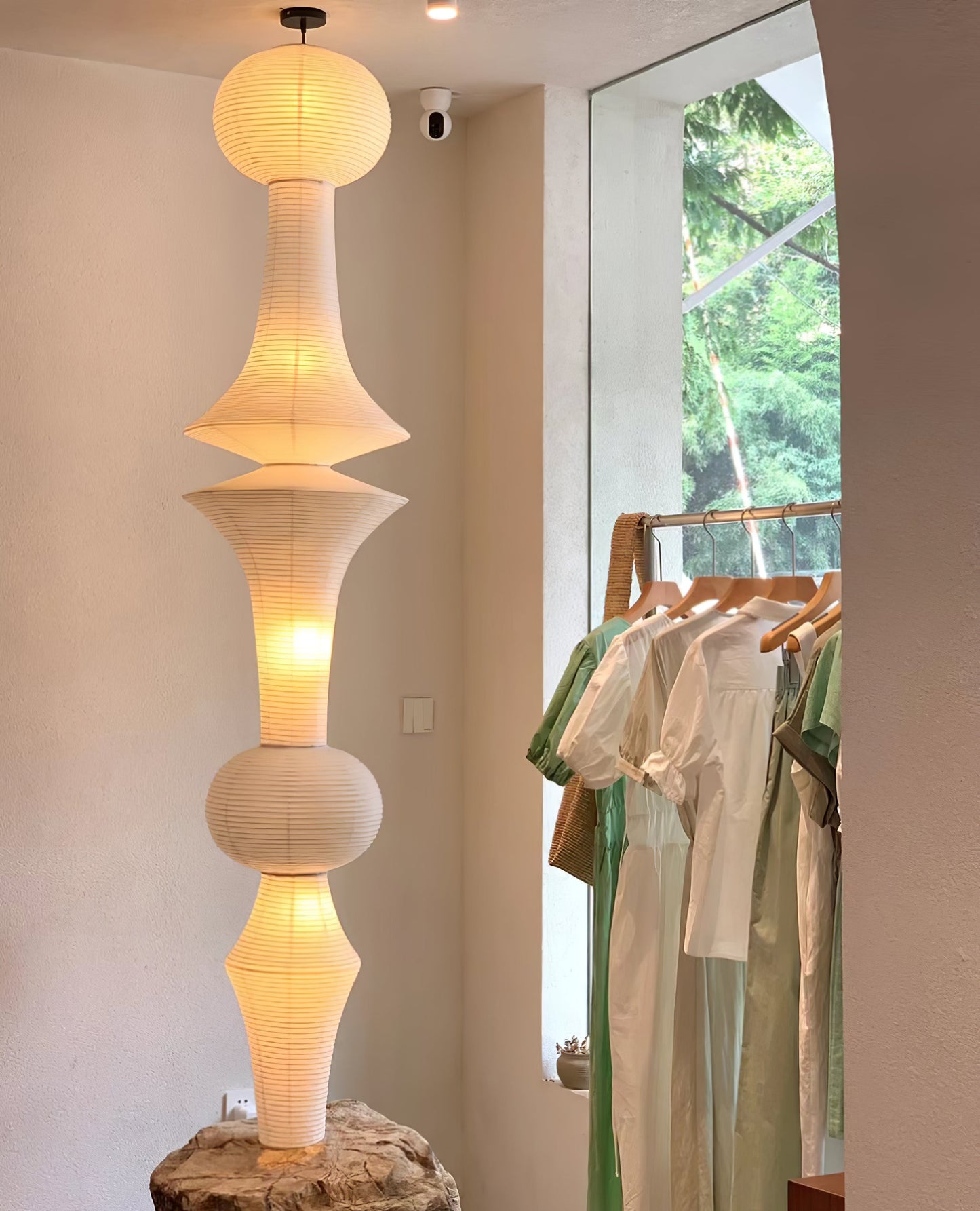 Washi Paper E Ceiling light fitting Pendant Light