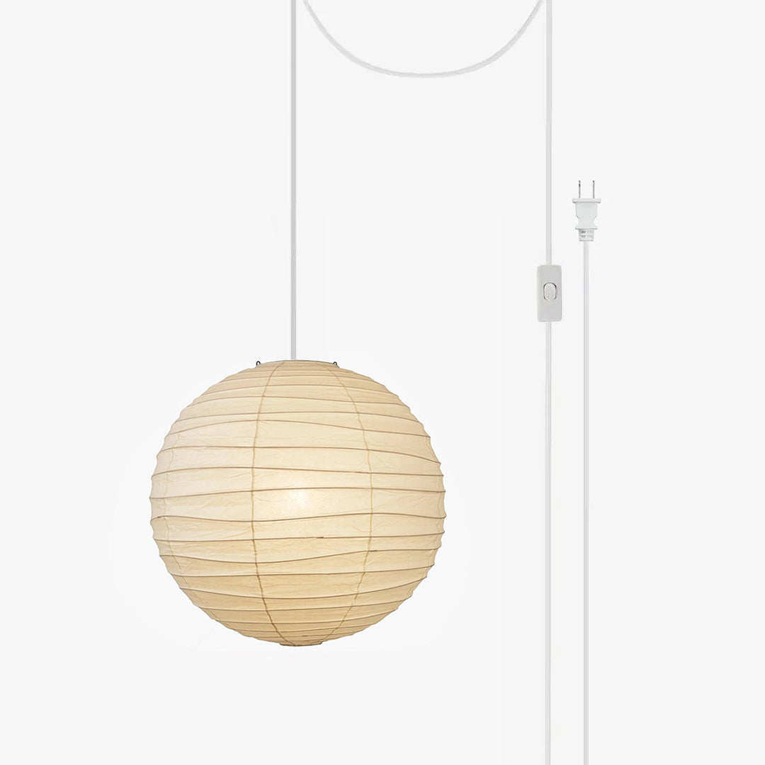 Washi Paper Hanging light Pendant Swag Lamp