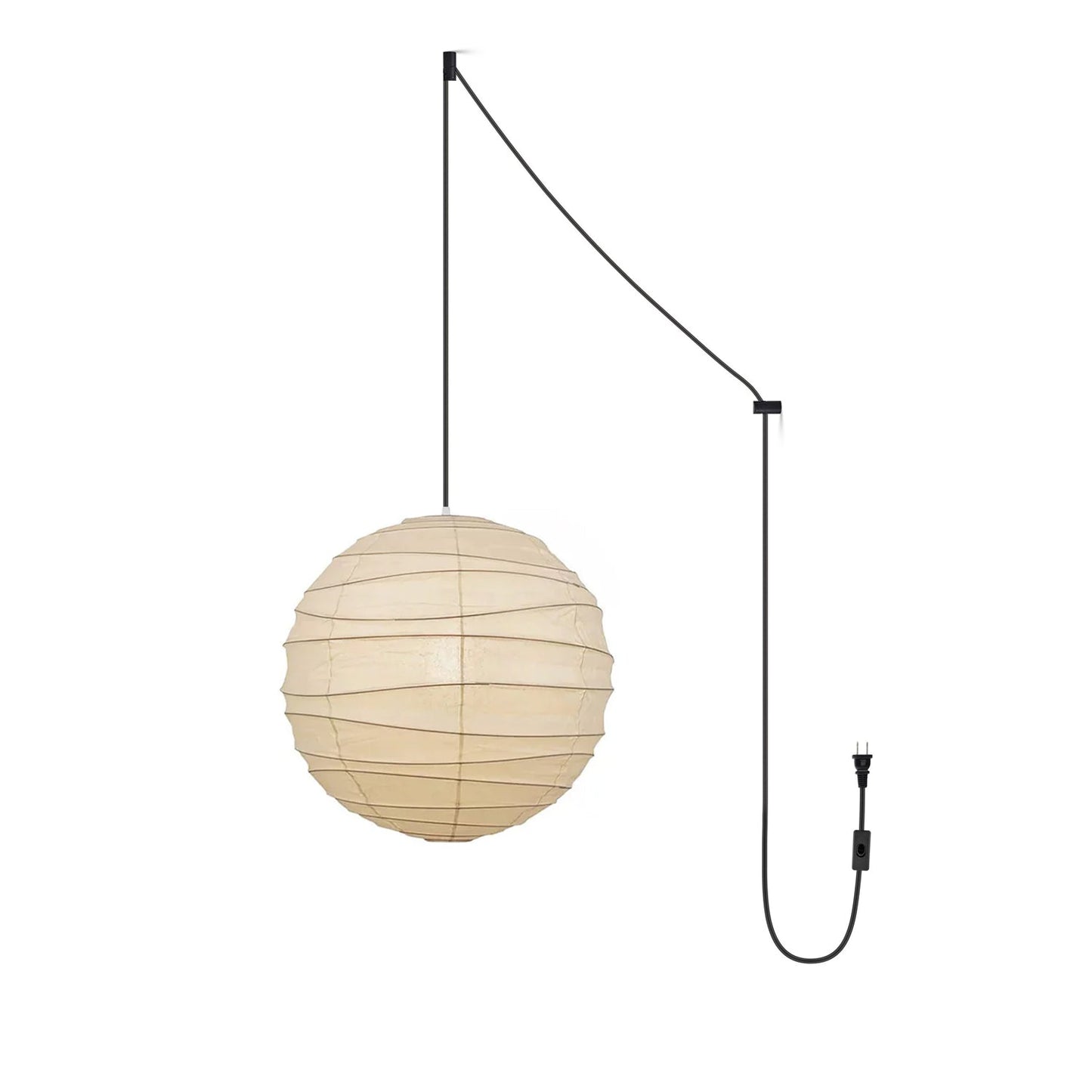 Washi Paper Hanging light Pendant Swag Lamp