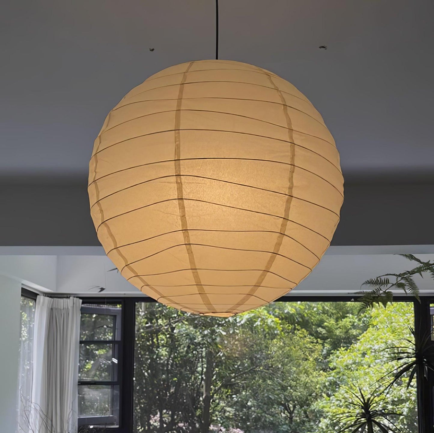 Washi Paper Hanging light Pendant Swag Lamp