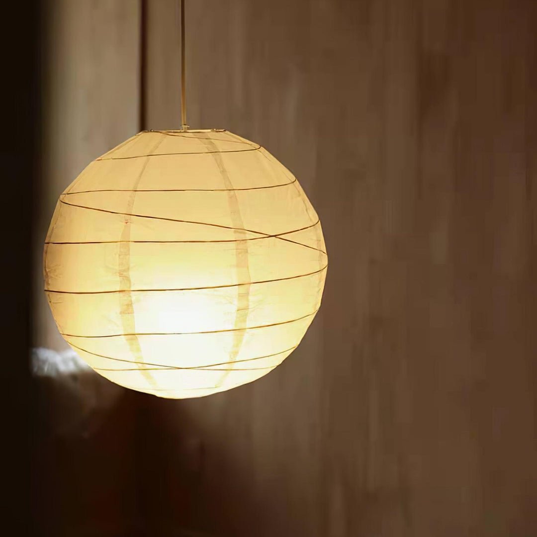 Washi Paper Hanging light Pendant Swag Lamp