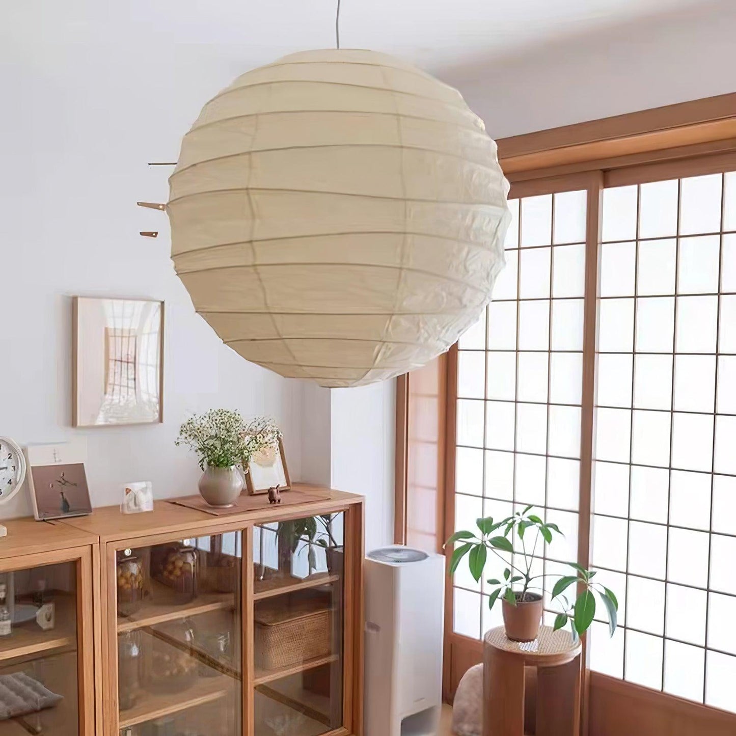 Washi Paper Hanging light Pendant Swag Lamp