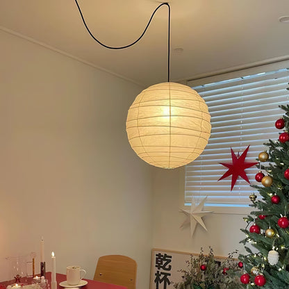 Washi Paper Hanging light Pendant Swag Lamp