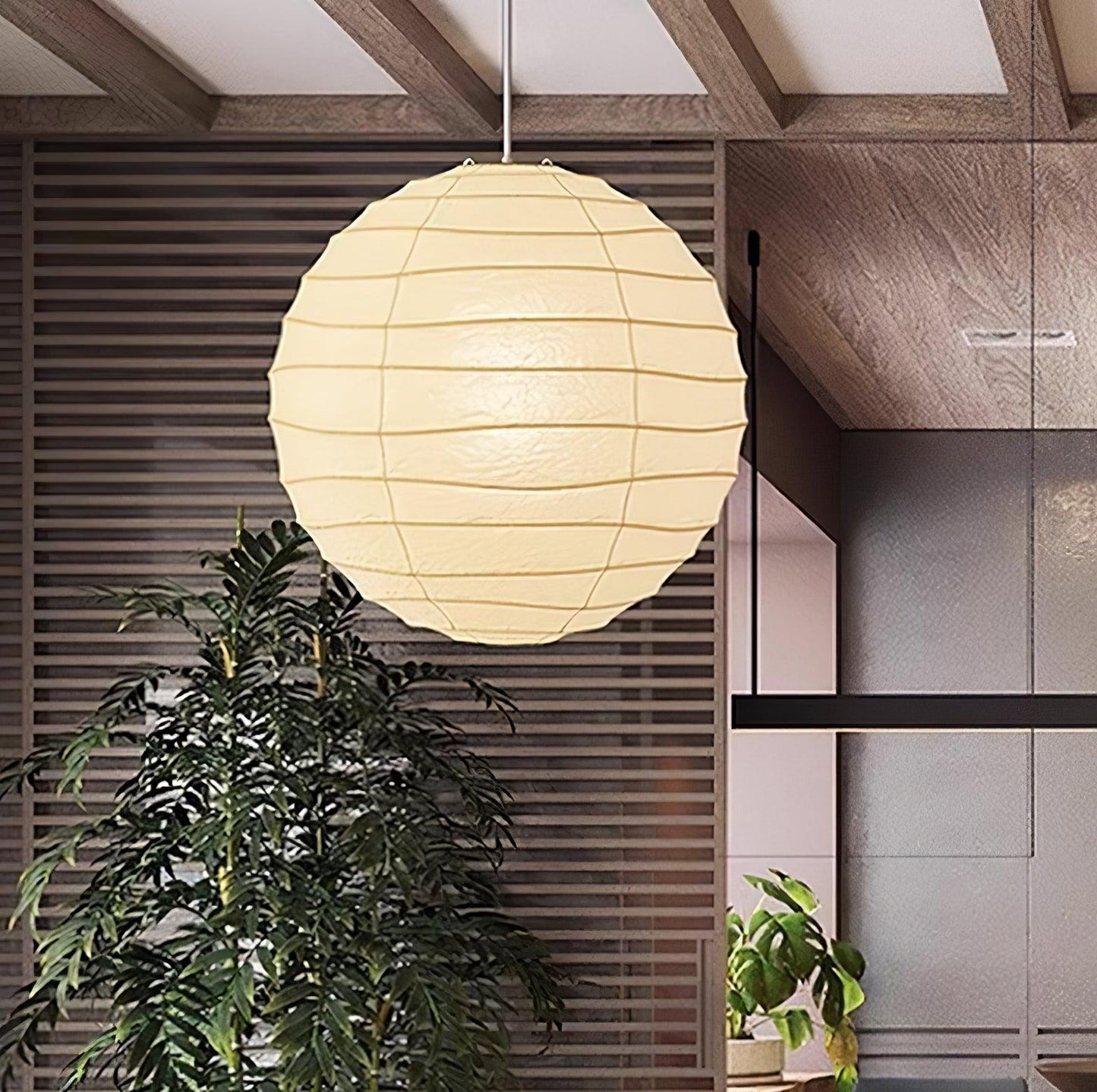 Washi Paper Hanging light Pendant Swag Lamp