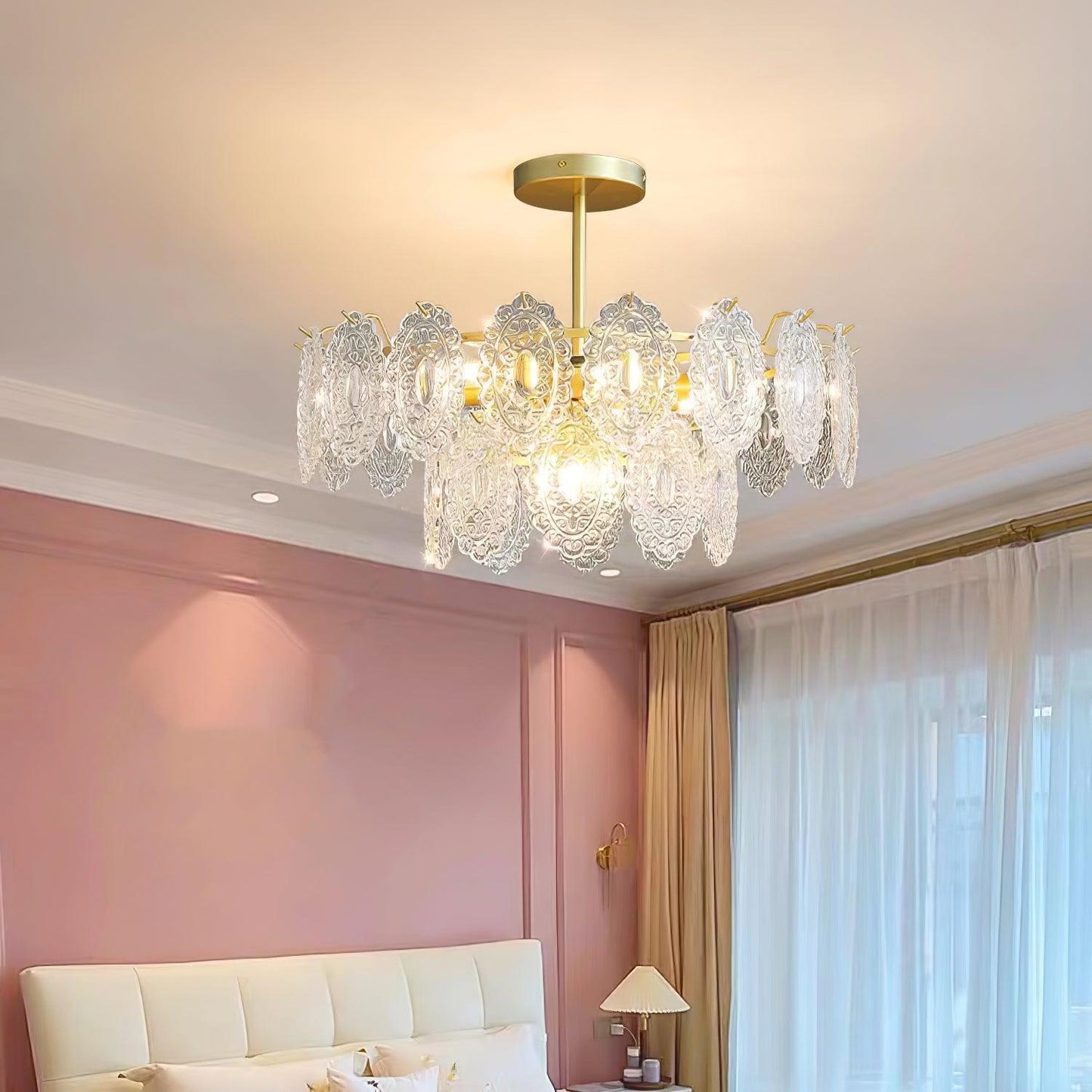 Wave Glass Electrolier Chandelier