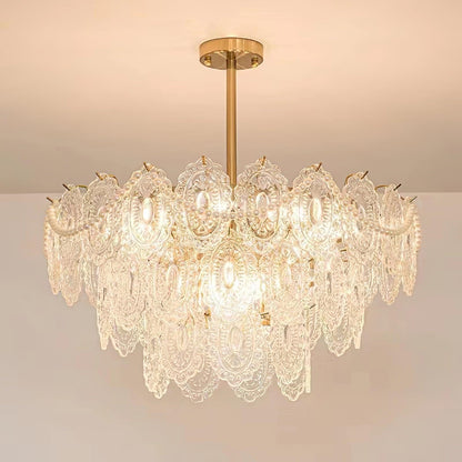 Wave Pearl Electrolier Chandelier