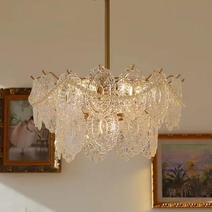 Wave Pearl Electrolier Chandelier