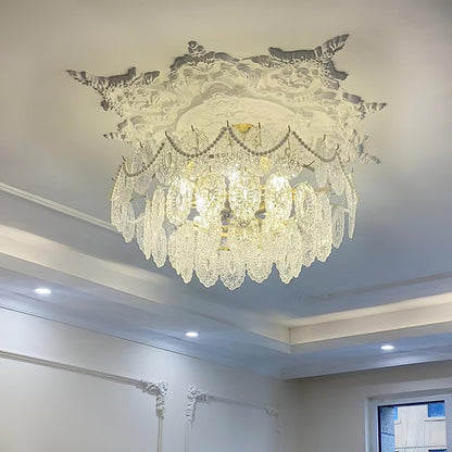 Wave Pearl Electrolier Chandelier