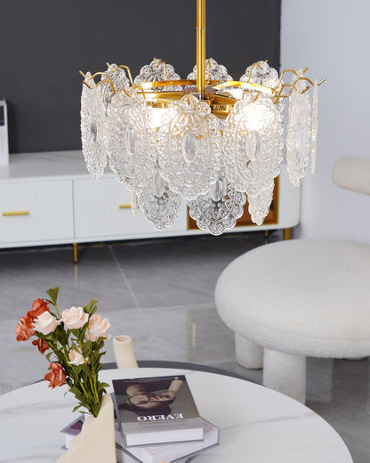 Wave Glass Electrolier Chandelier