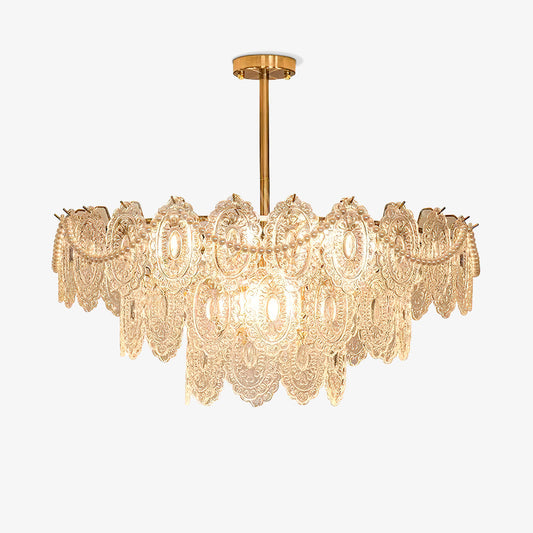 Wave Pearl Electrolier Chandelier