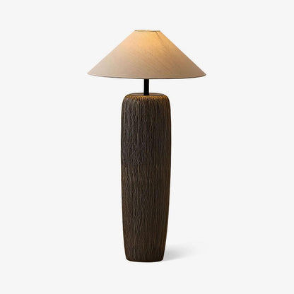 Weathered Wood Grain Reading Lamp Floor Lamp