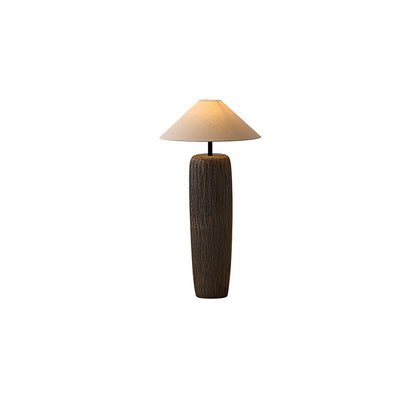 Weathered Wood Grain Reading Lamp Floor Lamp