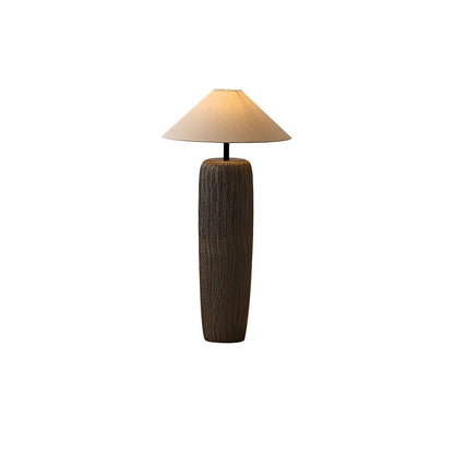 Weathered Wood Grain Reading Lamp Floor Lamp