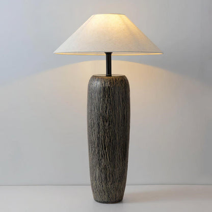 Weathered Wood Grain Reading Lamp Floor Lamp