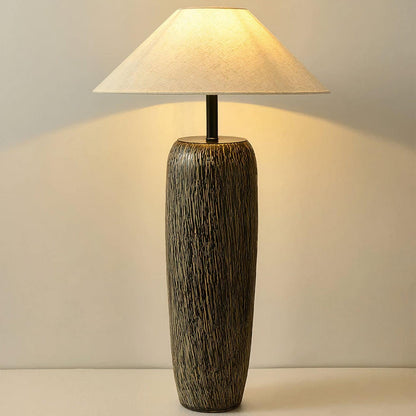 Weathered Wood Grain Reading Lamp Floor Lamp