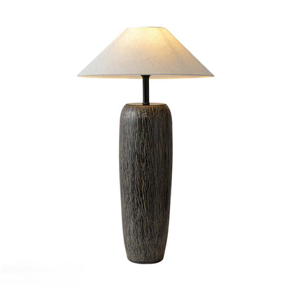 Weathered Wood Grain Reading Lamp Floor Lamp