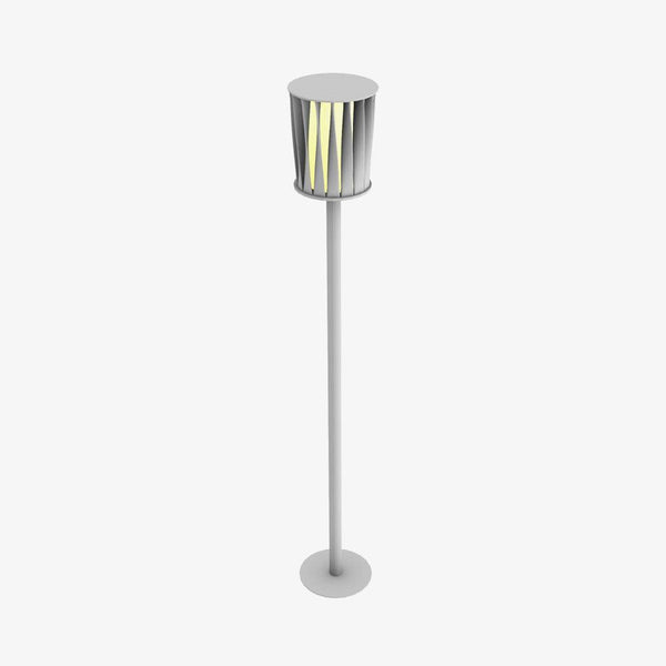 White Column Garden light Outdoor Light